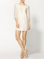 White lace shift dress at Piperlime