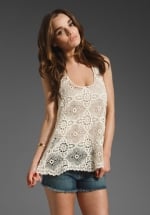 White lace top like Rebekahs at Revolve