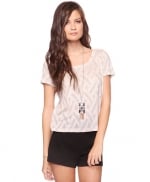 White pointelle top from Forever 21 at Forever 21