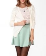 White rhinestone cardigan at Forever 21 at Forever 21