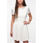 White studded dress at Urban Outfitters at Urban Outfitters