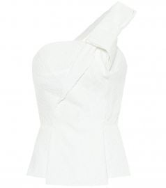 Whitefield One-Shoulder Crinkled Top by Roland Mouret at Mytheresa