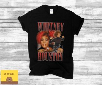 Whitney Houston 90s Homage T Shirt Vtg Whitney Houston - Etsy at Etsy