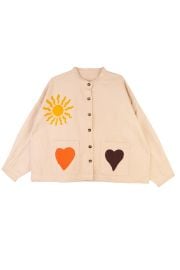 Wide Chore Coat Agora Print LF MARKEY at LF Markey
