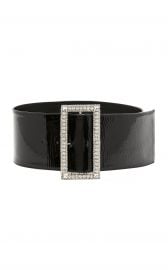  Wide Embellished Patent Leather Belt by Alexandre Vauthier at Moda Operandi