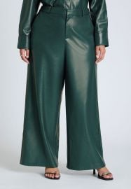 Wide Leg Faux Leather Pant Eloquii at Eloquii