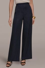 Wide Leg Pull On Pants at Donna Karan