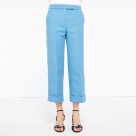 Wide Leg Tailored Trousers at Sandro