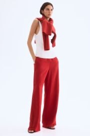 Wide-Leg Twill Pants at H&M