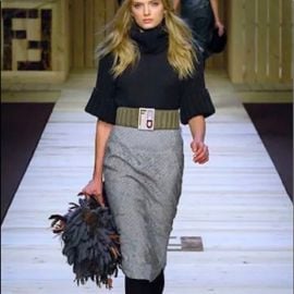 Wide Logo Belt by Fendi at Fendi