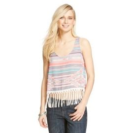 Wide Strap Fringe top at Target