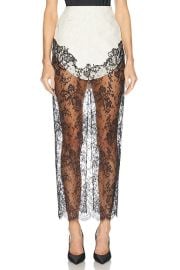 Wiederhoeft Pegged Pencil Skirt in Ivory FWRD at FWRD