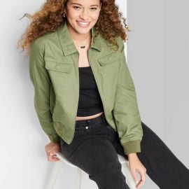 Wild Fable at Target Cropped Utility Jacket at Target