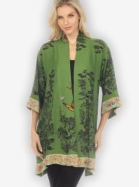 Wild Field Butterfly Kimono Jacket CITRON CLOTHING at Citron