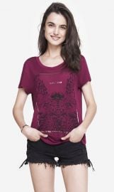 Wild Love Graphic Tee at Express