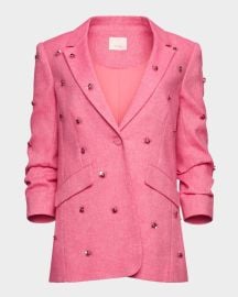 Wildflower Paile Khloe Linen Blazer at Neiman Marcus