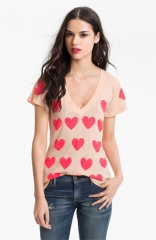 Wildfox Baby Love V-Neck Tee at Nordstrom