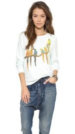 Wildfox Birds in Paradise Baggy Beach Jumper at Shopbop