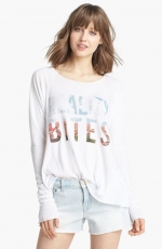 Wildfox Reality Bites long sleeved tee at Nordstrom