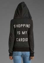 Wildfox Shopping is my Cardio hoodie at Revolve