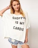 Wildfox Shopping is my Cardio tee at Asos