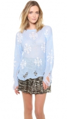 Wildfox Snowflake Sweater at Shopbop