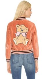 Wildfox Teddy Baseball Jacket at Shopbop