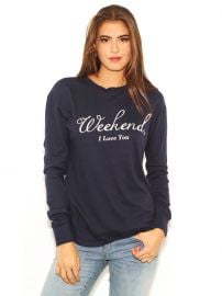 Wildfox Weekend I Love You Sweatshirt at Boutique to You