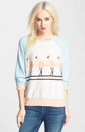 Wildfox and39Dancinand39 Raglan Sleeve Sweatshirt at Nordstrom