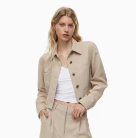 Wilfred Little Cropped Jacket at Aritzia