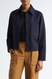 Wilfred Little Cropped Jacket in dark night navy at Nordstrom