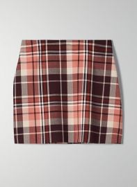 Wilfred New Classic Check Mini Skirt in Rustique/Wrm Erth Kent at Aritzia