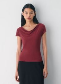 Wilfred at Aritzia Smooth Matter Anne T shirt in Cordovan at Aritzia