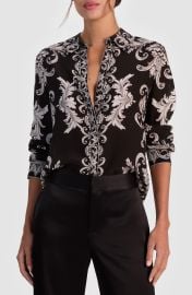 Willa Florentine Print Button-Up Shirt at Nordstrom