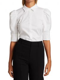 Willa Puff-Sleeve Blouse at Saks Fifth Avenue