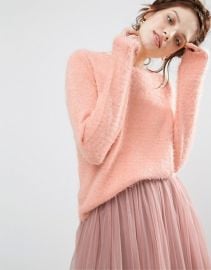 Willow and Paige Fluffy Sweater at Asos