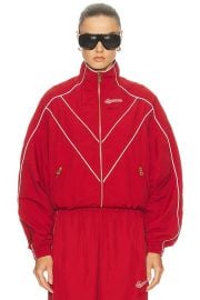 Willy Chavarria Cropped Bad Boy Jacket in Red FWRD at FWRD
