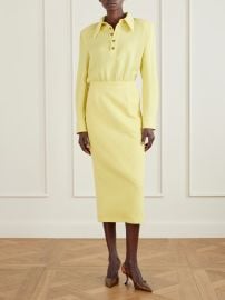 Willy Chavarria Wool midi dress at Net a Porter