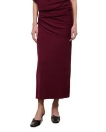 Wilma Draped Wool Skirt at Bloomingdales