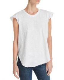 Wilt Raw-Edge Flutter-Sleeve Tee Women - Bloomingdale s at Bloomingdales