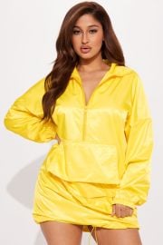 Windbreak Me Mini Dress - Yellow Fashion Nova Dresses Fashion Nova at Fashion Nova