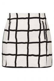 Window Pane Pelmet Skirt at Topshop