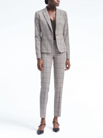 Windowpane Blazer and pants by Banana Republic at Banana Republic