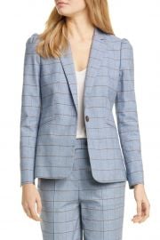 Windowpane Twill Jacket by Rebecca Taylor at Nordstrom Rack