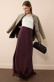 Winetasting Satin Mischa Slip Skirt Tuckernuck at Tuckernuck