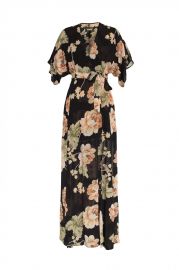 Quinn's floral maxi wrap dress on The ...