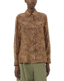 Wkdlemma Camel Silk Shirt at Bloomingdales