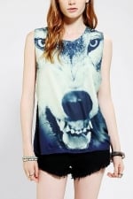 Wolf Face tee by LIFE at Urban Outfitters