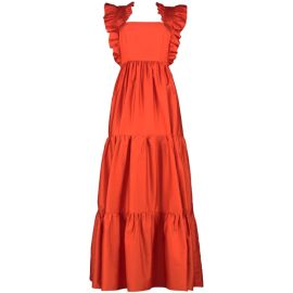 Wolf and Badger The Karis Tie Back Maxi Dress at Wolf and Badger