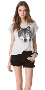 Wolf tee by Wildfox at Shopbop